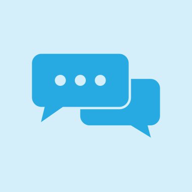 İletişim vektör çizim simgesi. Düz tasarım stili.