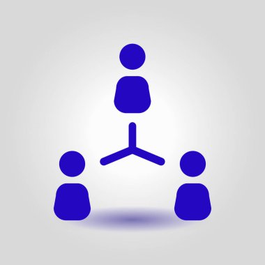 İletişim kavramı, vektör çizim basit simgesi