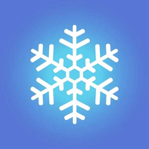 Snöflinga Ikonen Nyåret Dekoration Allt För Att Fira Det Nya — Stock vektor