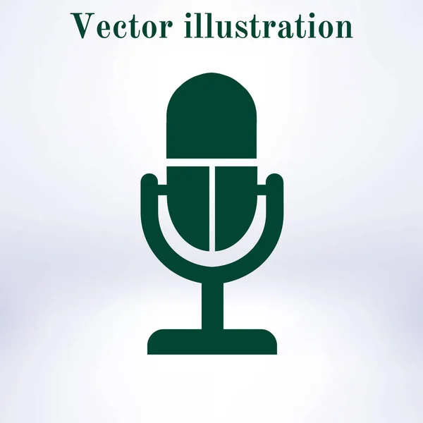 Speaker Icon Live Music Sign Flat Design Style — Stock Vector