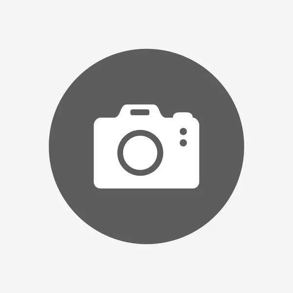 Foto Camera Symbool Pictogram Met Teken Voor Dslr Camera Digitale — Stockvector