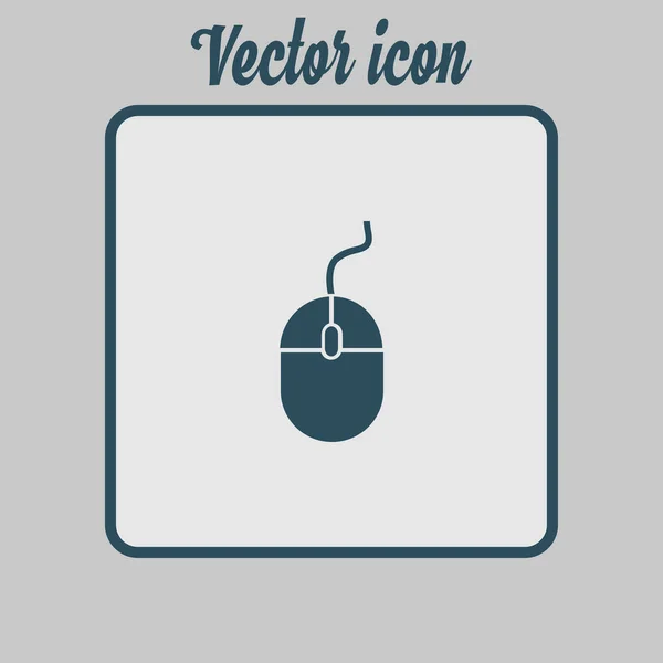 Икона Векторной Иллюстрации Мыши — стоковый вектор