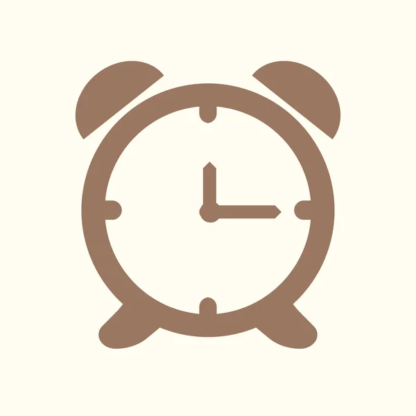 Horas Funcionamento Por Dia Cara Relógio Estilo Design Plano — Vetor de Stock