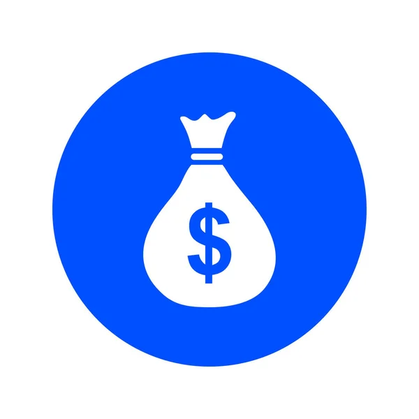 Dollar Symbole Devise Usd Style Design Plat — Image vectorielle