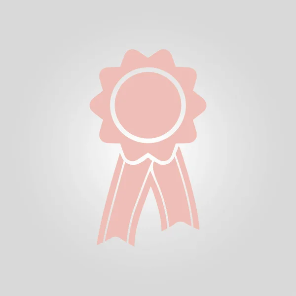 Placka Ikonou Stuhy Cena Růžice Simbol Pásu Karet — Stockový vektor