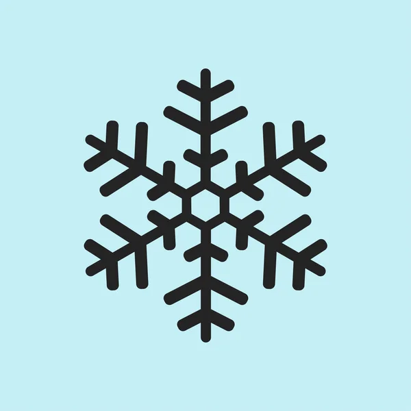 Icono Del Copo Nieve Decoración Año Nuevo Todo Para Celebrar — Archivo Imágenes Vectoriales