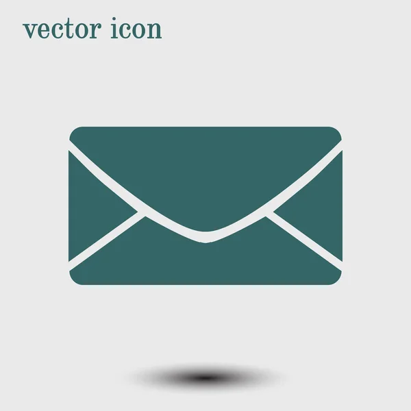 Flaches Symbol Des Letter Mail Symbols Vektorsymbol — Stockvektor