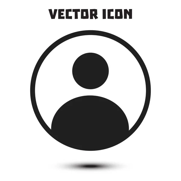 Marca Conexión Icono Signo Usuario Símbolo Persona Avatar Flat Estilo — Vector de stock