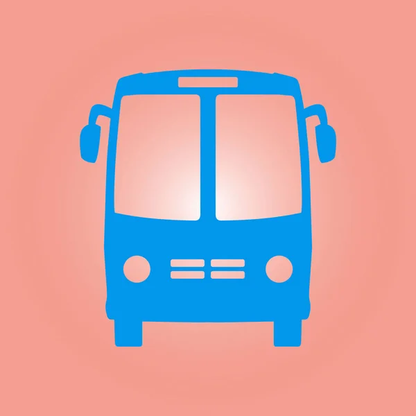 Піктограма Знаку Автобуса Абстрактна Кольорова Ілюстрація — стоковий вектор