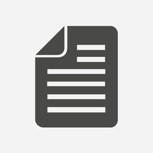 Document Icon Add Paper Attach Page — Stock Vector