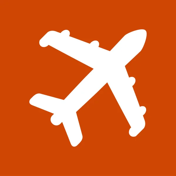 Αεροπλάνο Στο Εικονίδιο Σύμβολο Ταξίδι Αεροπλάνο Αεροπλάνο Από Κάτω Πρόσημο — Διανυσματικό Αρχείο