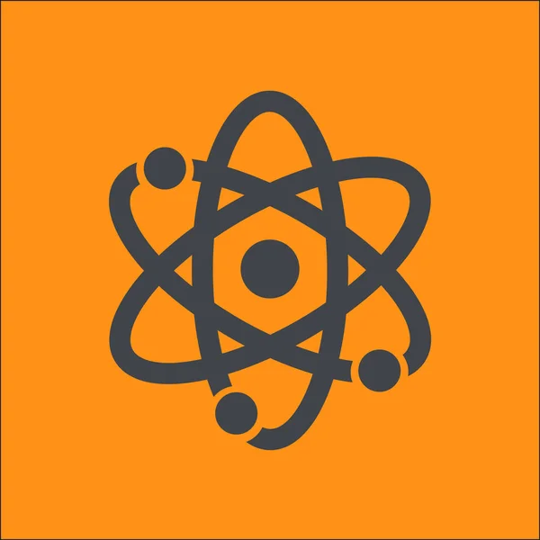 Пиктография атома. — стоковый вектор