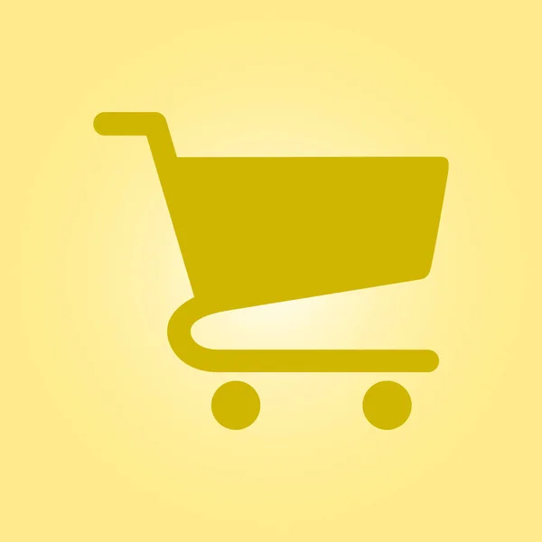 Icono Plano Carta Compras Añadir Producto Carrito — Archivo Imágenes Vectoriales