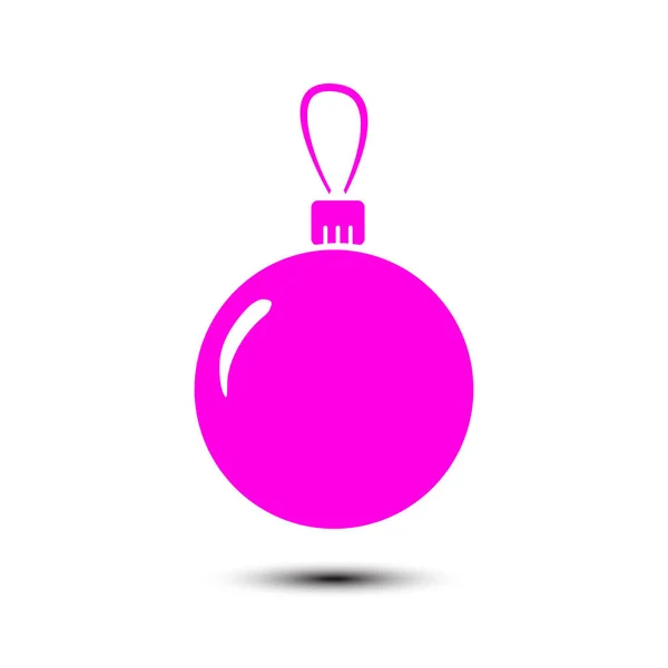 Χριστούγεννα Μπάλες Εικονίδιο Νέο Έτος Διακόσμηση Όλα Για Γιορτάσουν Την — Διανυσματικό Αρχείο
