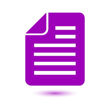 Ok simgesiyle belge. Kağıt ekleyin. Sayfa ekleme.