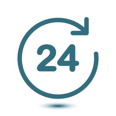 Saat saat etrafında bir gün simgesini açın..