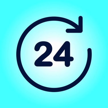 Saat saat etrafında bir gün simgesini açın..