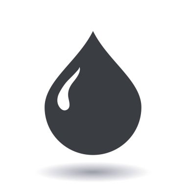 Petrol karakter. Petrol simgesi. Kan bağışı. Düz stil.