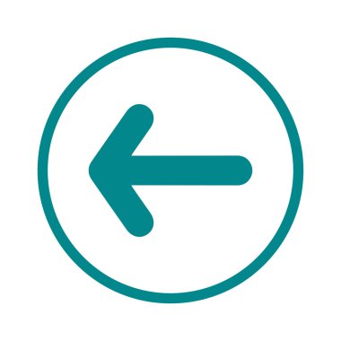 Ok simgesi. Kara navigasyonu için işaretçi yönünü.