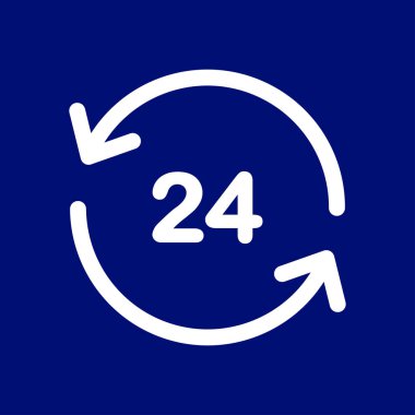 Saat saat etrafında bir gün simgesini açın. Rozet-saat çalışma süresi.