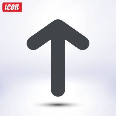 Ok simgesi. Kara navigasyonu için işaretçi yönünü.