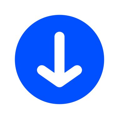 Ok simgesi. Kara navigasyonu için işaretçi yönünü.