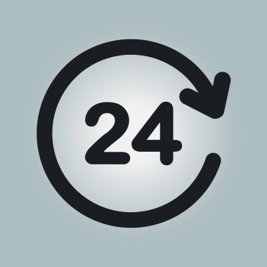 Saat saat etrafında bir gün simgesini açın..