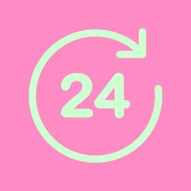 Saat saat etrafında bir gün simgesini açın..