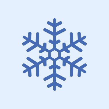 Kar tanesi simgesi. Yılbaşı Dekorasyonu. Tüm Noel ve yeni yıl kutlamak için.