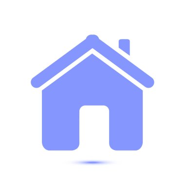 Düz tasarım stili vektör ev simgesini.