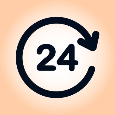 Saat saat etrafında bir gün simgesini açın..