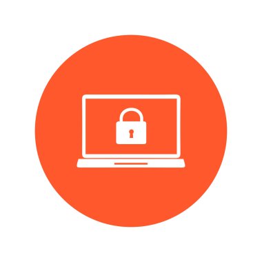 Internet güvenlik kavramı simgesi. Kimlik ve koruma simgesi.