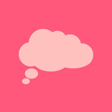 Sohbet düz Icon.Badge tartışma, diyalog, yazışma karakter.