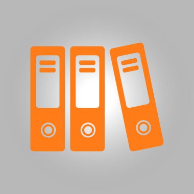 Evrak ve belgeler Office klasörler. Arşiv klasör simgesi. 