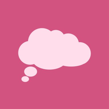 Sohbet düz Icon.Badge tartışma, diyalog, yazışma karakter.