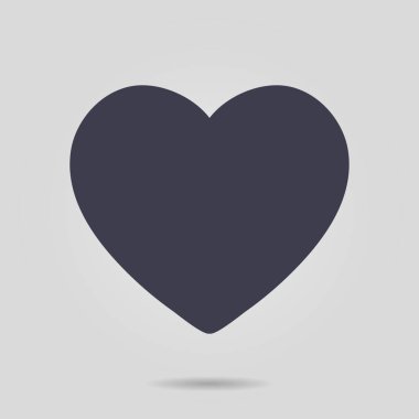 Sevgililer kalp simgesi. Aşk işareti. İçerik derecelendirme geliştirmek.