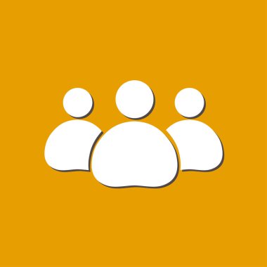 Takım iş simgesi. Ofis çalışanları ve iş takım.