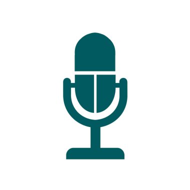 Hoparlör simgesi. Canlı müzik işareti. Düz tasarım stili. 