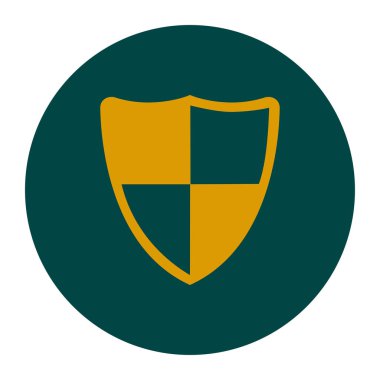 Kalkan kutsal kişilerin resmi. Koruma kavramı. Algılamak ve bilgisayar virüsleri yok etmek için tasarlanmış yazılım.