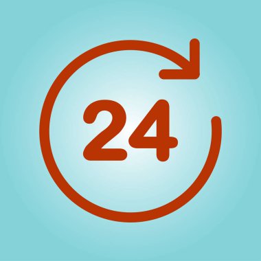 Saat saat etrafında bir gün simgesini açın..