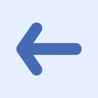 Ok simgesi. Kara navigasyonu için işaretçi yönünü.