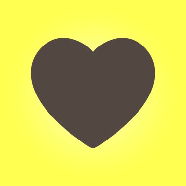 Sevgililer kalp simgesi. Aşk işareti. İçerik derecelendirme geliştirmek.