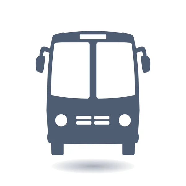 Bus Pictogram Bustrade Symbool Internationaal Toeristisch Verkeer Comfortabele Voertuigen — Stockvector