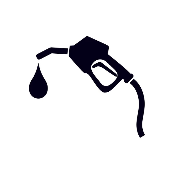 Simple Icon Gasoline Pump Nozzle Vector Illustration — Stock Vector