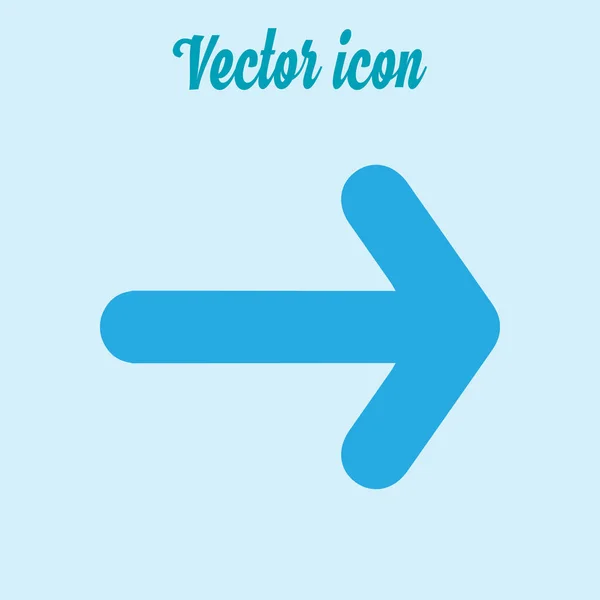 Icono Flecha Dirección Del Puntero Para Navegación Terrestre — Vector de stock