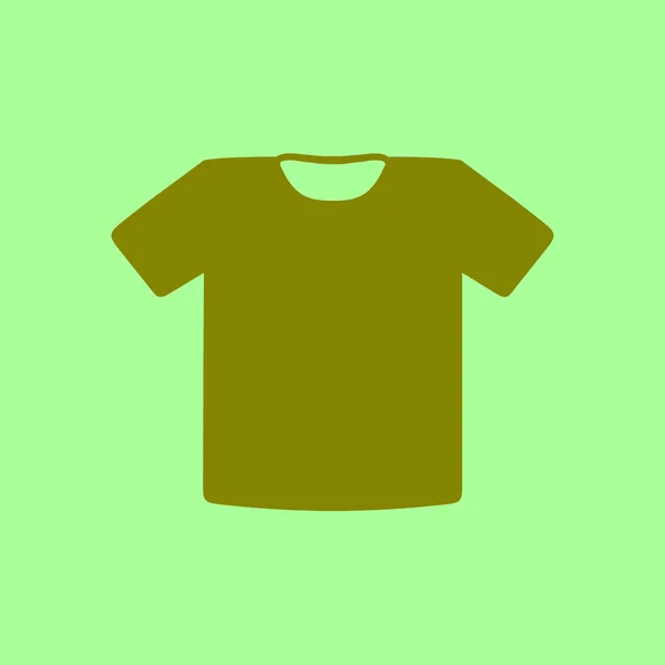 Skjorte Skilt Ikon Klær Symbol Flatdesign – stockvektor