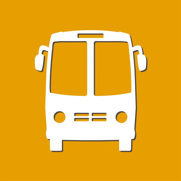 Εικονίδιο Του Λεωφορείου Σύμβολο Σχολικών Λεωφορείων Διεθνής Τουριστική Κίνηση Άνετα — Διανυσματικό Αρχείο