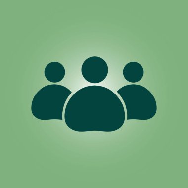 Takım iş simgesi. Ofis çalışanları ve iş takım.