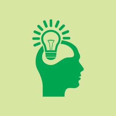 Yaratıcı fikirler ampul kavramı. Fikirler simgesi.