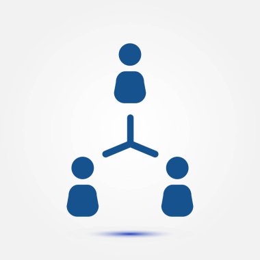 İletişim kavramı, vektör çizim basit simgesi